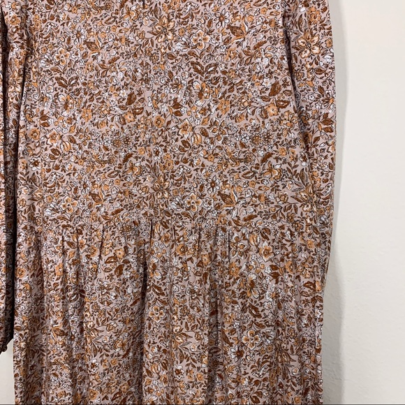 UNIVERSAL THREADS Microfloral Tiered Cottage Core Midi Maxi Dress Large - Picture 9 of 12